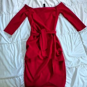 Off the shoulder Windsor dress!